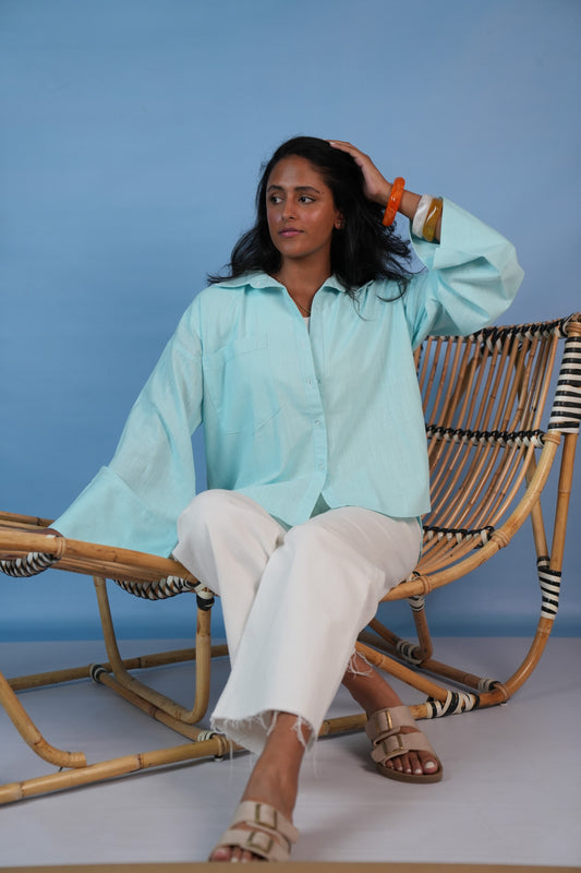 Sela Baby Blue Shirt
