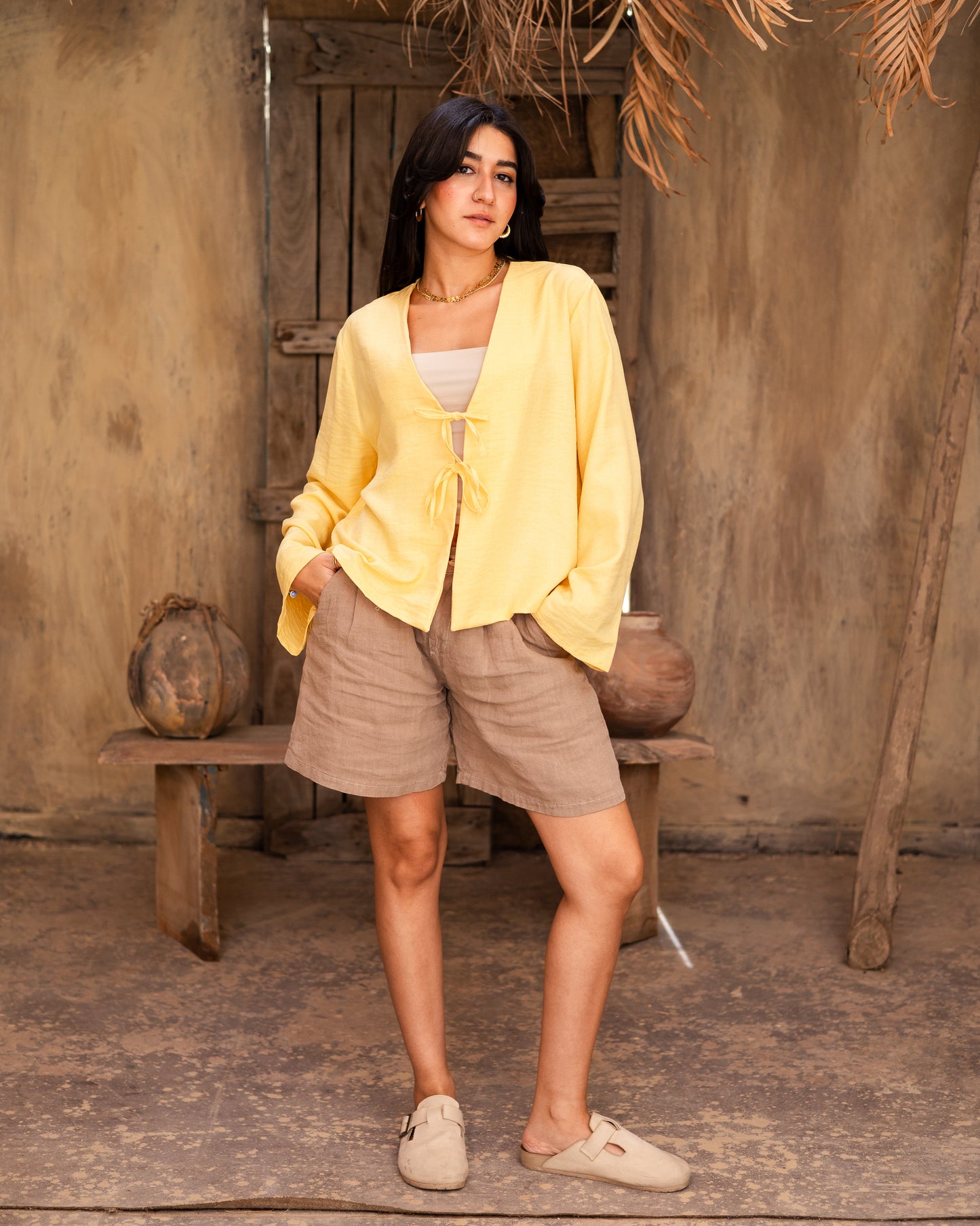 Suna Top - Yellow