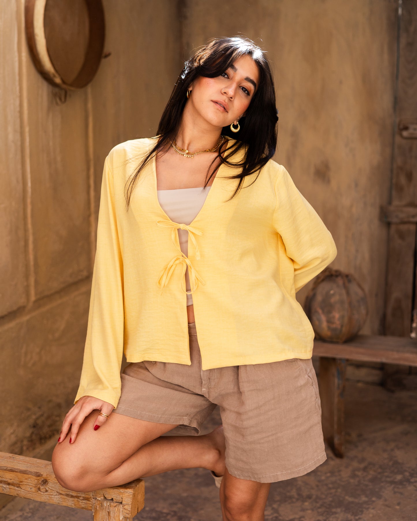 Suna Top - Yellow