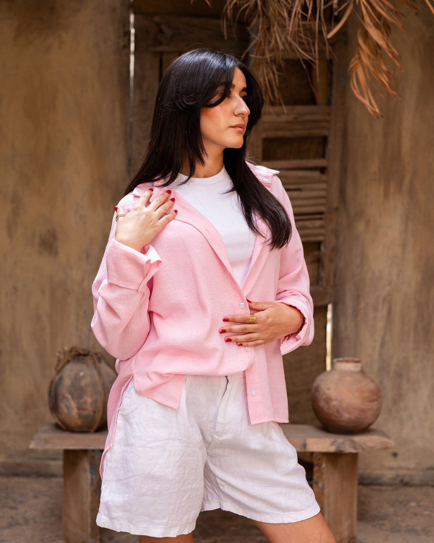 Lunara Shirt - Pink