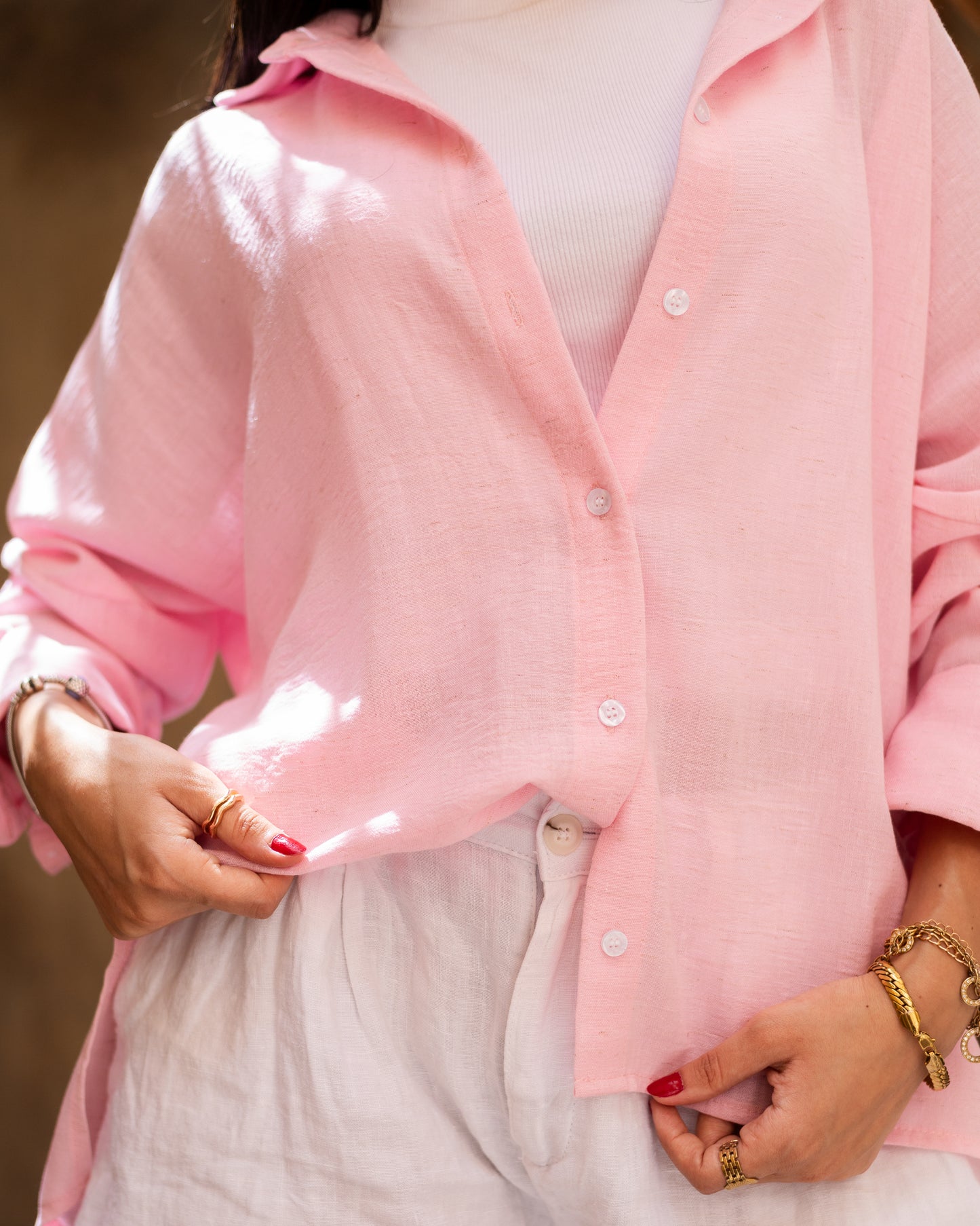 Lunara Shirt - Pink
