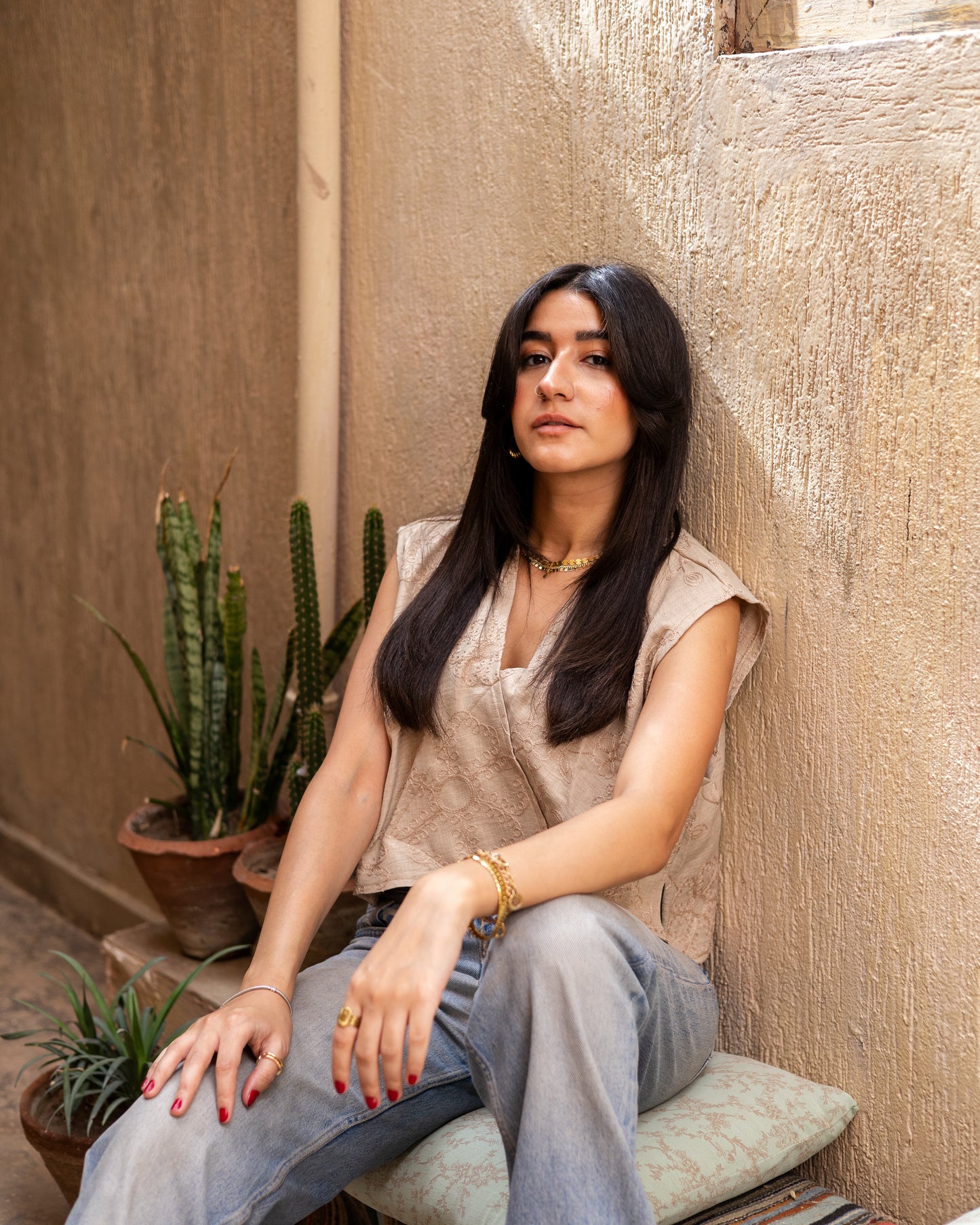 Soleil Top - Beige