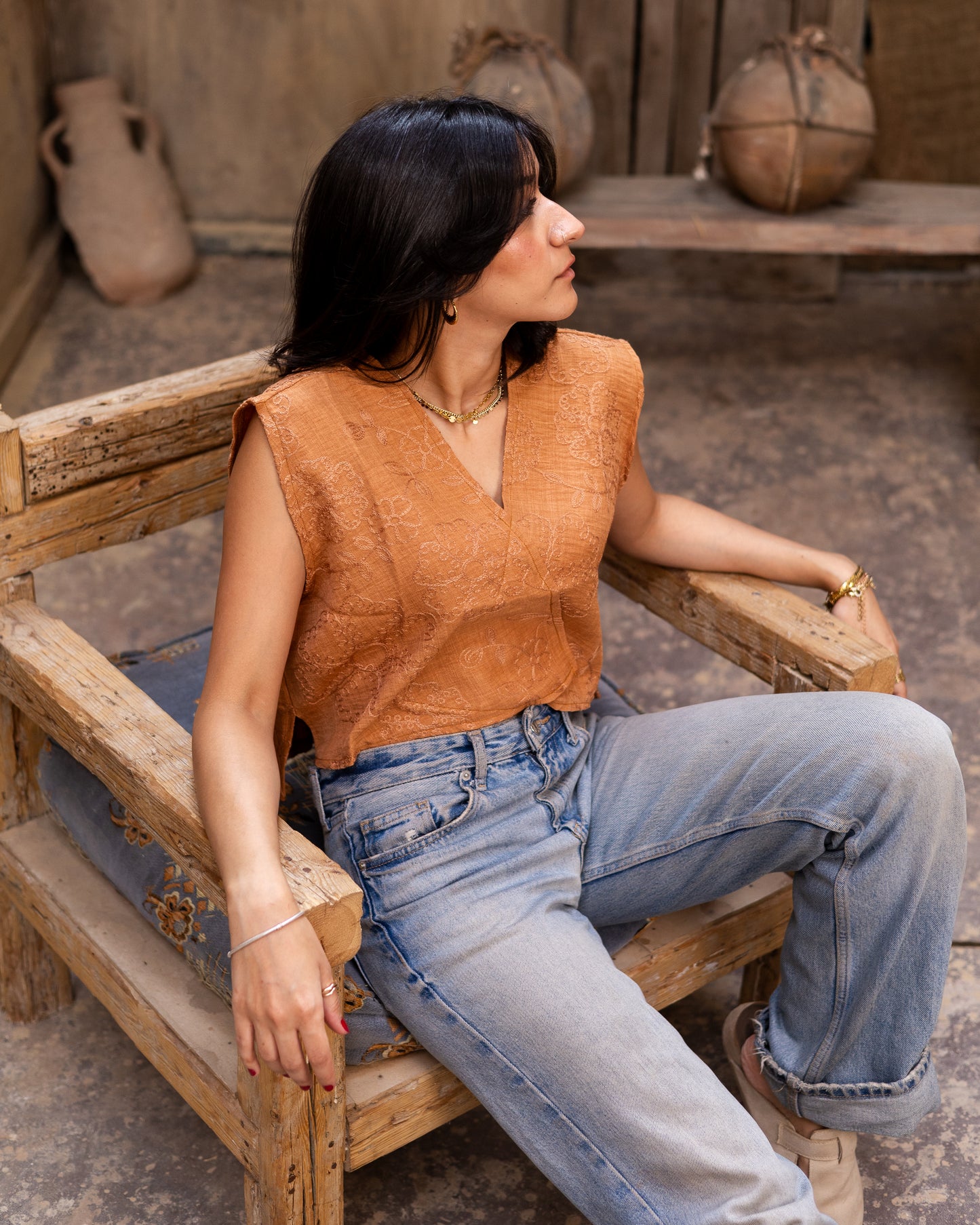 Soleil Top - Maroon