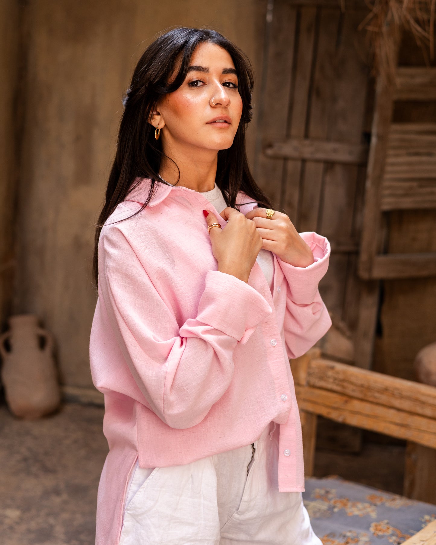 Lunara Shirt - Pink
