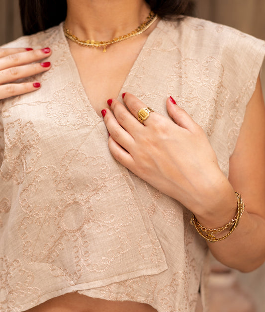 Soleil Top - Beige