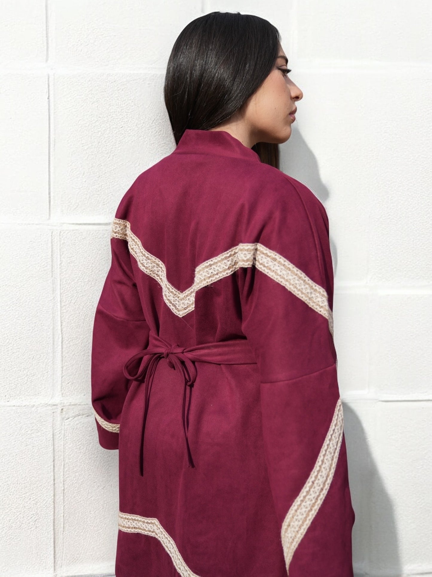 Moonlit Coat - Burgundy