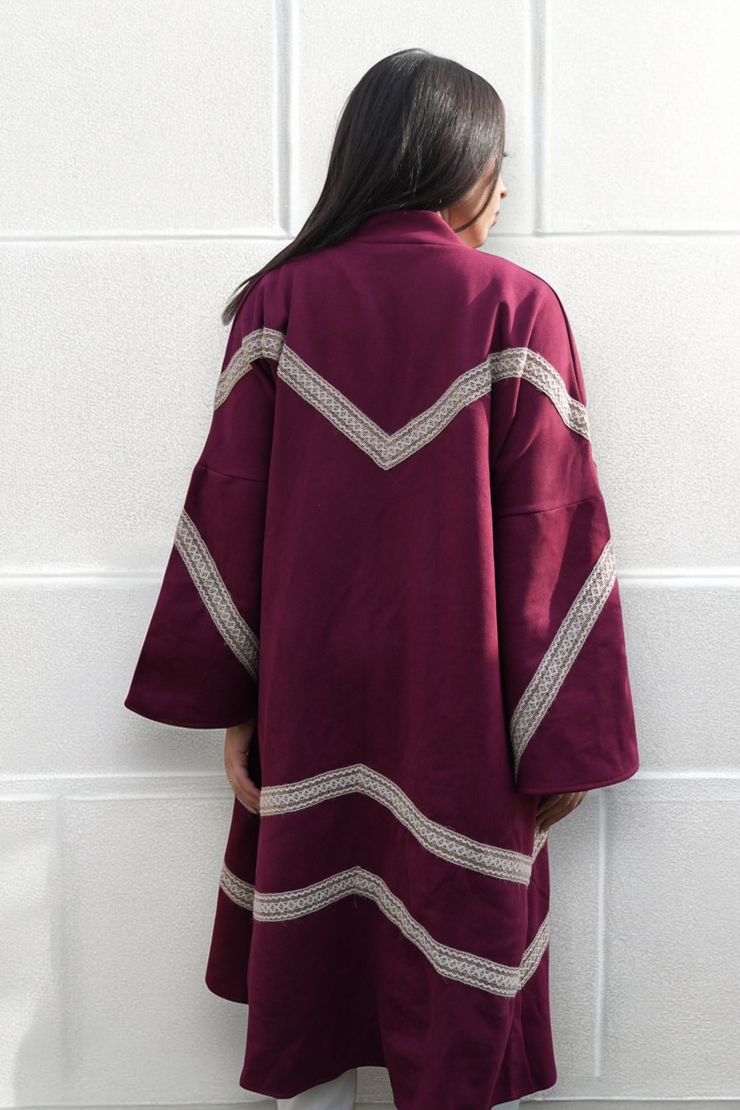 Moonlit Coat - Burgundy