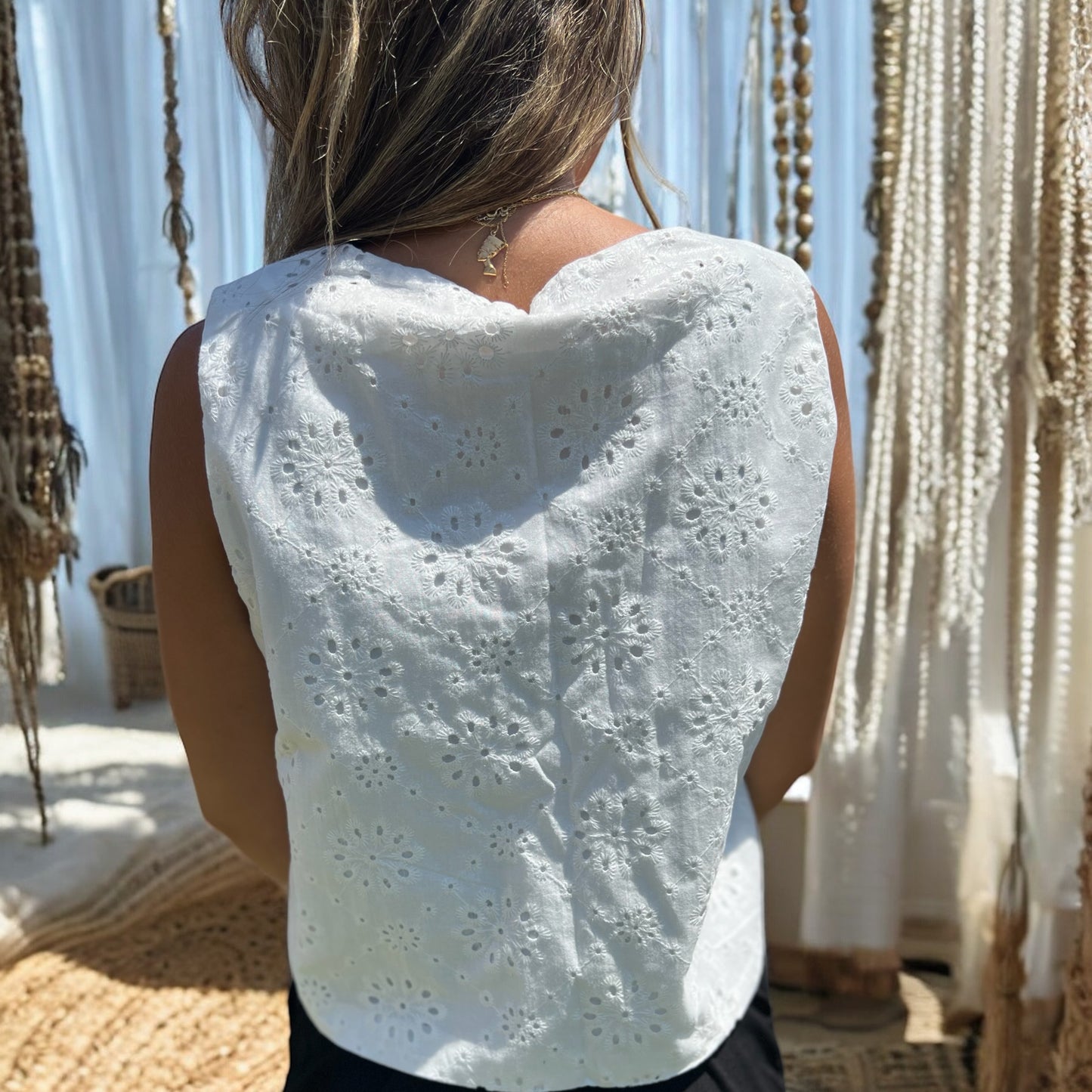 Dreamer Vest - White Silver